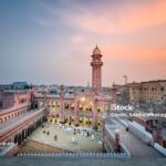 View of Sunehri Masjid,located at Sunehri masjid road Peshawar, Pakistan.